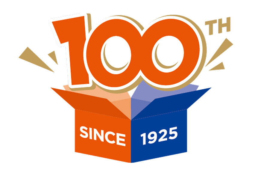 MrMax100周年記念ロゴ